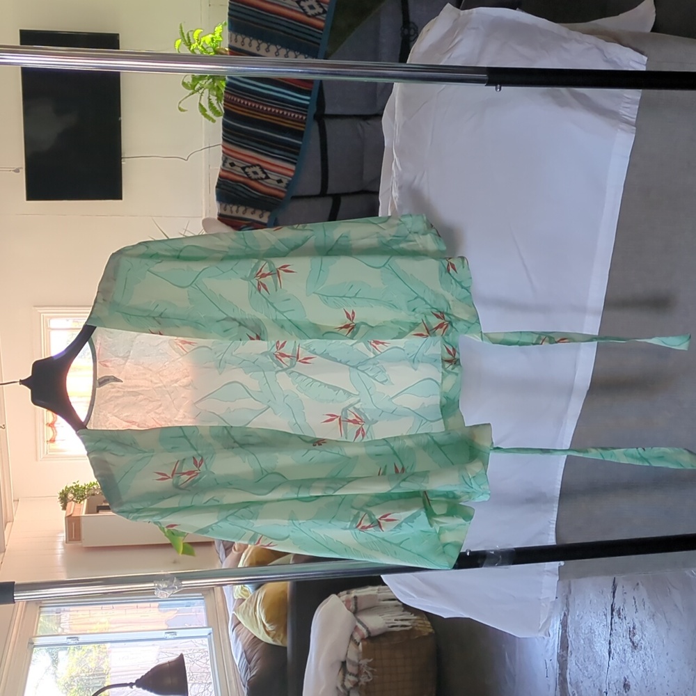 Long sleeve sheer Shaw